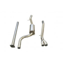 Piper exhaust Ford Focus MK2 - Engines 1.4 1.6 Petrol Stainless Steel Cat back system to suit, Piper Exhaust, TFOC8S